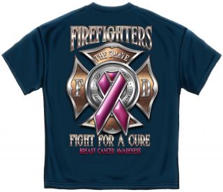 FIGHTING FOR A CURE FIREFIGHTER T SHIRT # FF2012 NEW MALTESE CROSS 