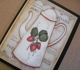   Strawberries Country Kitchen Decor Sign C Store 4 All Sign