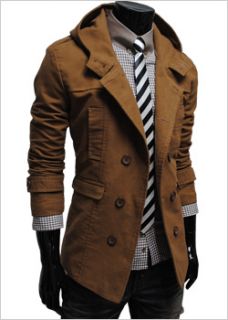 THELEES Herren casual beliebte slim Fit jacke blazer Mantel 