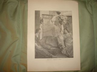 Antique Sir Lawrence Alma Tadema Print Pre Raphaelite