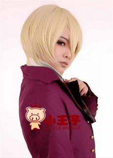 Alois Trancy Kuroshitsuji Short Blonde Straight Cosplay Hair Wig ML143 