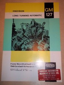 Prontor Werk Alfred Gauthier Catalog GM 127 Automatic