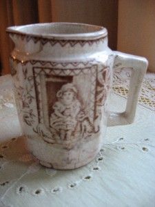 Antique Allerton Stafordshire Transferware Ironstone Childs Tea Set 