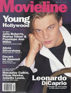 Movieline Magazine Leonardo DiCaprio Alicia Silverstone