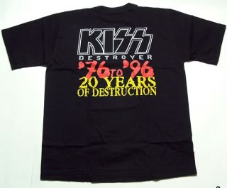 Classic Vintage Rock Army Kiss Music T Shirt Sz M L XL