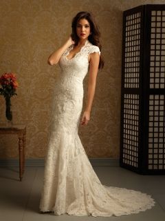 Preowned Allure Bridals Style 2455 Ivory Wedding Dress