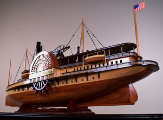 MT Washington 32 Steamboat Wood Model Steam Boat SHIP