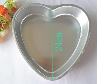 1pcs Aluminum Heart Shape Cake Pan Baking Mold Cake Mold