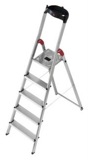    Pound Capacity Aluminum Step On Platform Ultra Light Ladder, 6 Foot