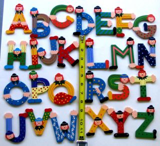 Alphabet Clowns Letter Clown Toy Set Montessori Toys