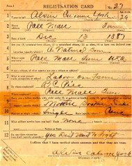 Alvin York 3 Photo Medal of Honor WWI Draft Card