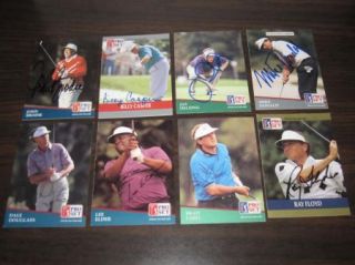 42 PGA Pro Set Autographed Golf Cards Payne Stewart Arnold Palmer PSA 