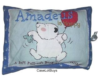 SALE ~ (1) AMADEUS BEAR ~PILLOW BOOK~ BABYS FIRST BOOK CLUB®