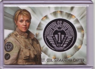 Stargate SG 1 Season 10 Amanda Tapping Samantha Carter costume patch 