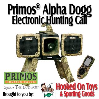 PRIMOS Alpha Dogg Electronic Hunting Predator Call with Remote   Deer 