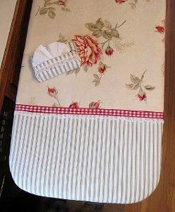   Custom Ironing Board Cover Waverly Ambridge Rose Fabric Gift