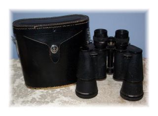 RARE Vintage AMC 7 x 50 Field Binoculars Model 608 Made in Japan w 