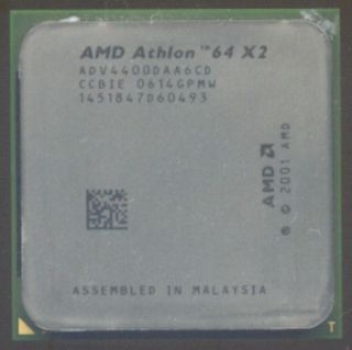 AMD ATHLON X2 4400 CPU SOCKET 939 TOLEDO ADV4400DAA6CD DUAL CORE