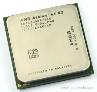 AMD ATHLON64 X2 4800 2 4GHz Dual Core ADA4800DAA6CD CPU w Copper 