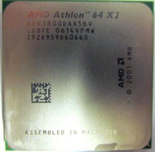 AMD Athlon 64 X2 2.0GHz Dual Core 3800+ ADA3800DAA5BV Socket 939 CPU 