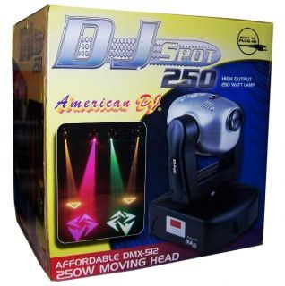 AMERICAN DJ SPOT 250 MOVING HEAD PRO SCAN LIGHTING EFX BRAND NEW
