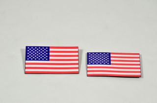 Tosh 0 2 Large American Flag Lapel Pins