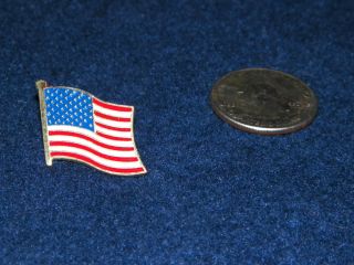 Patriotic American Flag Hat Lapel Pin United States USA