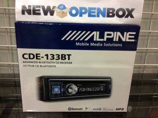 Alpine CDE 133BT CD  Player Car Audio in Dash Receiver System 