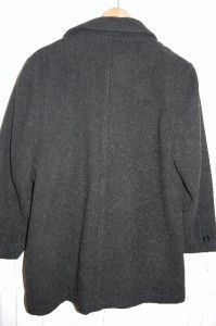   Bauer Wool Peacoat Jacket Coat Charcoal Gray Size Medium M
