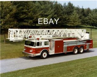 Americus Sunbury PA Fire Apparatus Photo 1980 Duplex LTI