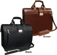 Amerileather Leather Doctors Carry Bag Black or Brown