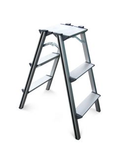 Step Stool Safe Folding Aluminium Ladder 10x12 1 2