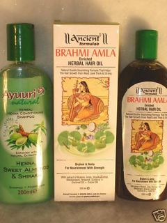Brahmi Amla Hair Oil Conditioner Shampoo 400 Ml