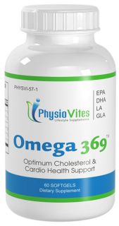 57 Physiovites Omega 3 6 9 Fish Oil Flaxseed Borage Oils 2400mg 60 