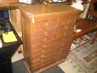 Antique Oak File Cabinet, Amberg Letter File, early 1900s, in great 