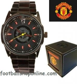 Manchester United Ltd Edition Analogue Watch Black