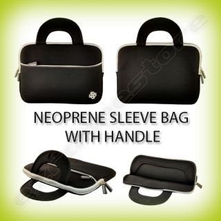 Black Neoprene Case Sleeve Bag for HP Touchpad Tablet PC