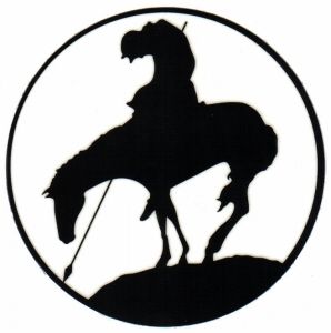 Native American Reproduction End of The Trail BK Decal