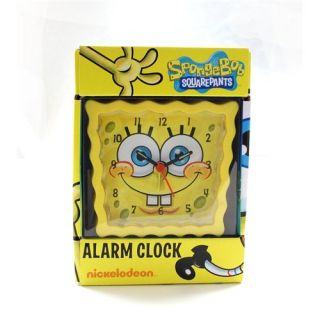 Spongebob Squarepants Analogue Yellow Alarm Clock