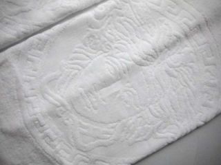Versace Home Towel Set White Medusa 5 Pcs Bath Hand Face Towels New 