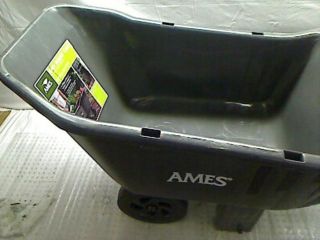 Ames True Temper 2463875 4 Cubic Feet Easy Roller Lawn Cart