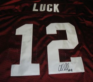 Andrew Luck Stanford Cardinals Signed Jersey COA Holo