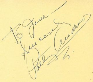 Andrews Sisters Laverne Patty Maxene Vintage 1930s Signed Album Page 