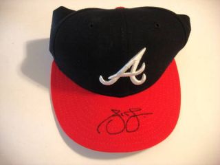 Andruw Jones Autographed New Era Diamondback Hat w COA
