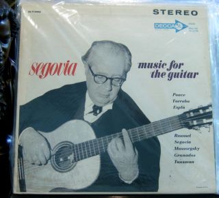 Segovia Music for Guitar Decca