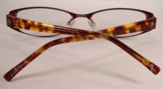 Vera Bradley 3036 Burgundy Red Eyeglass Eyewear Women Frames Glasses 