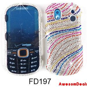 Cell Phone Cover Case for Samsung Intensity II 2 U460 Bling Colorful 