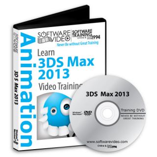   3ds max 2013 Tutorial 80 Videos Training DVD 7 Hrs Modeling Animation