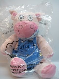   Avon Tiny Tillia Dilly Pig Learn to Dress Plush Stuffed Animal