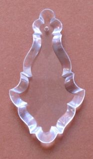 Kristall Lüster Behang 77mm 89mm 105mm Anker Vollschliff Pampille 